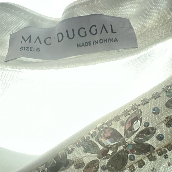 MacDuggal one shoulder mini tulle dress - Picture 12 of 13